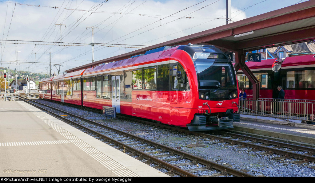 AB 1004 Appenzell Railway, new trains built by Stadler Rail